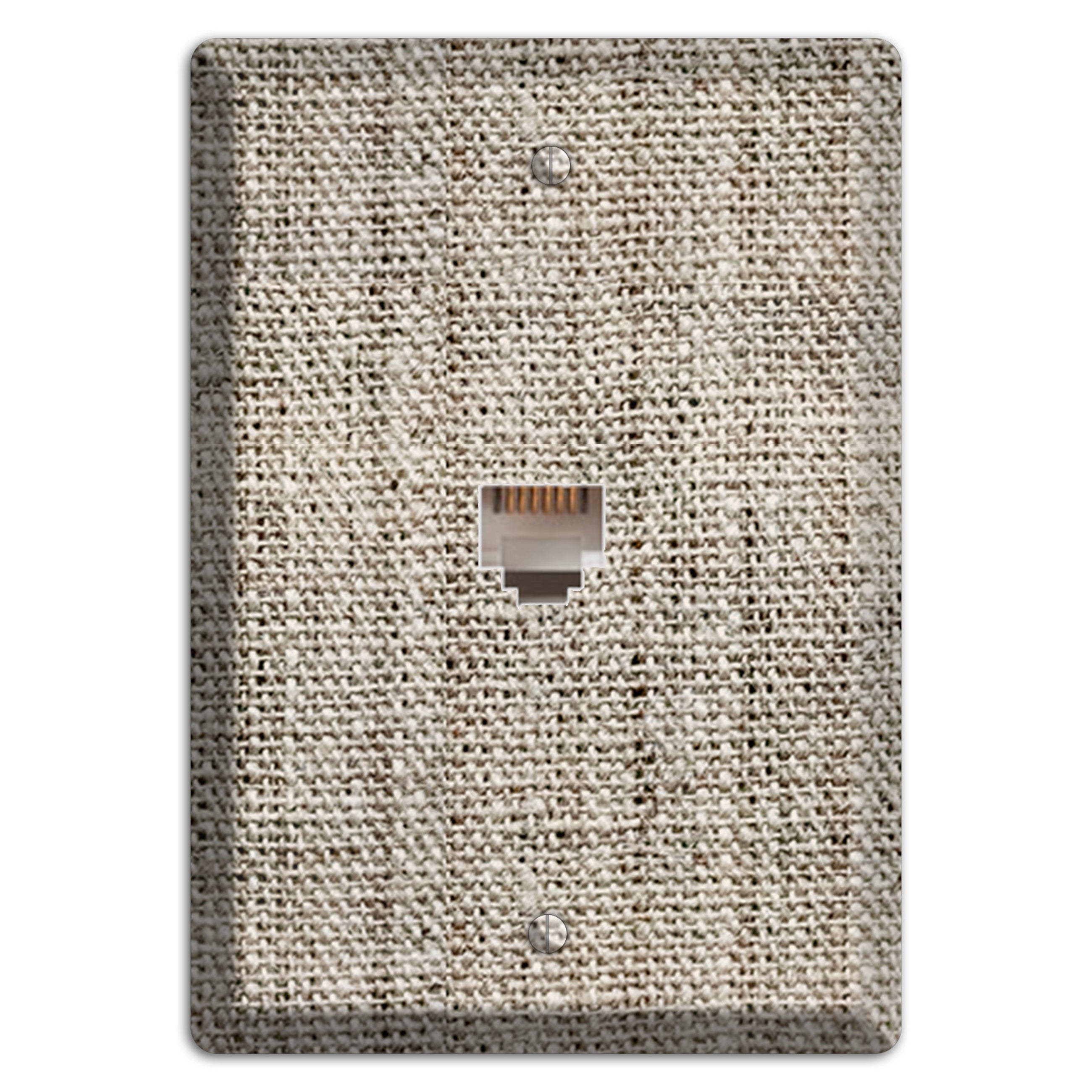 Niagara Burlap Phone Wallplate