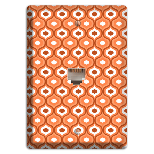 Coral Double Scallop Phone Wallplate