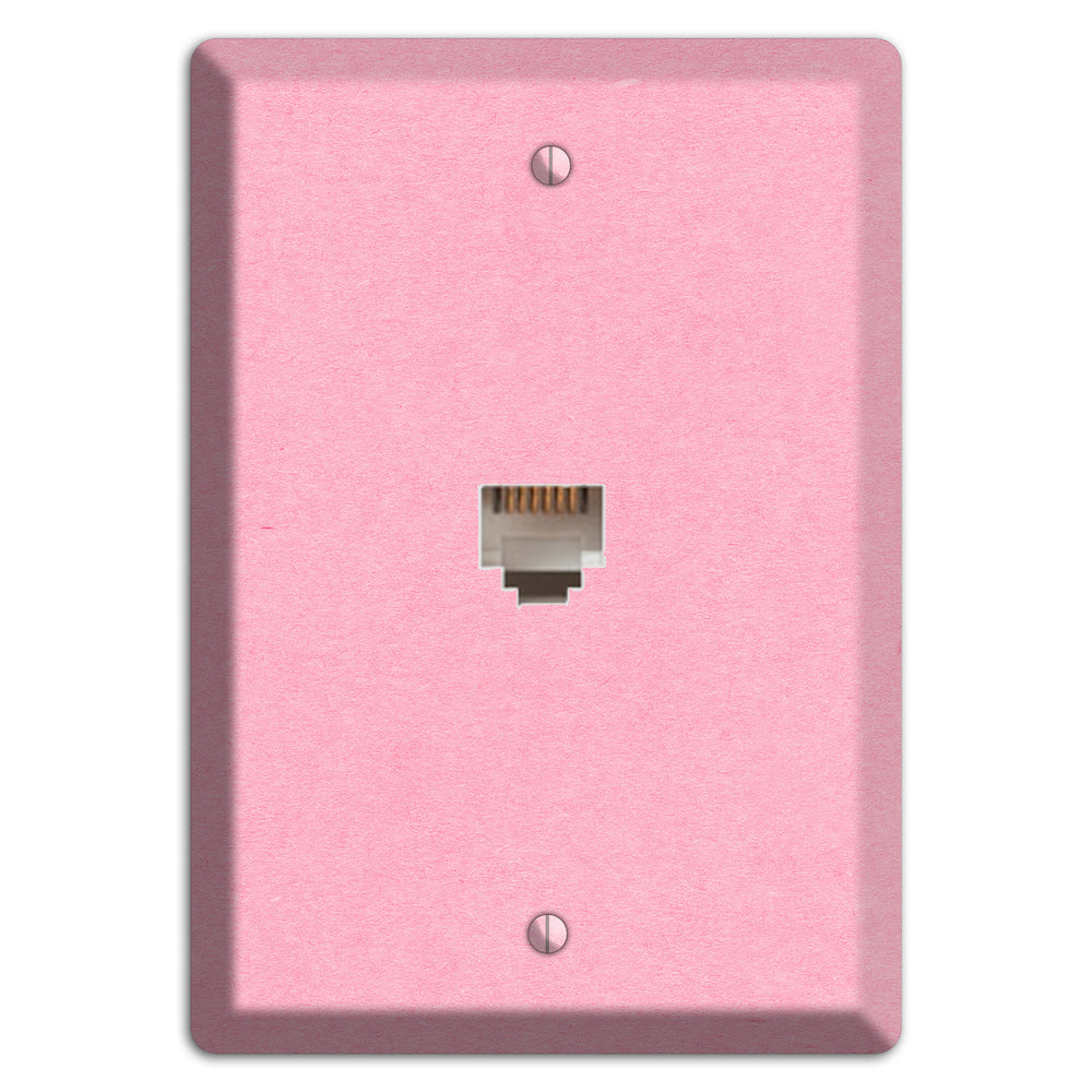 Lavender Pink Kraft Phone Wallplate