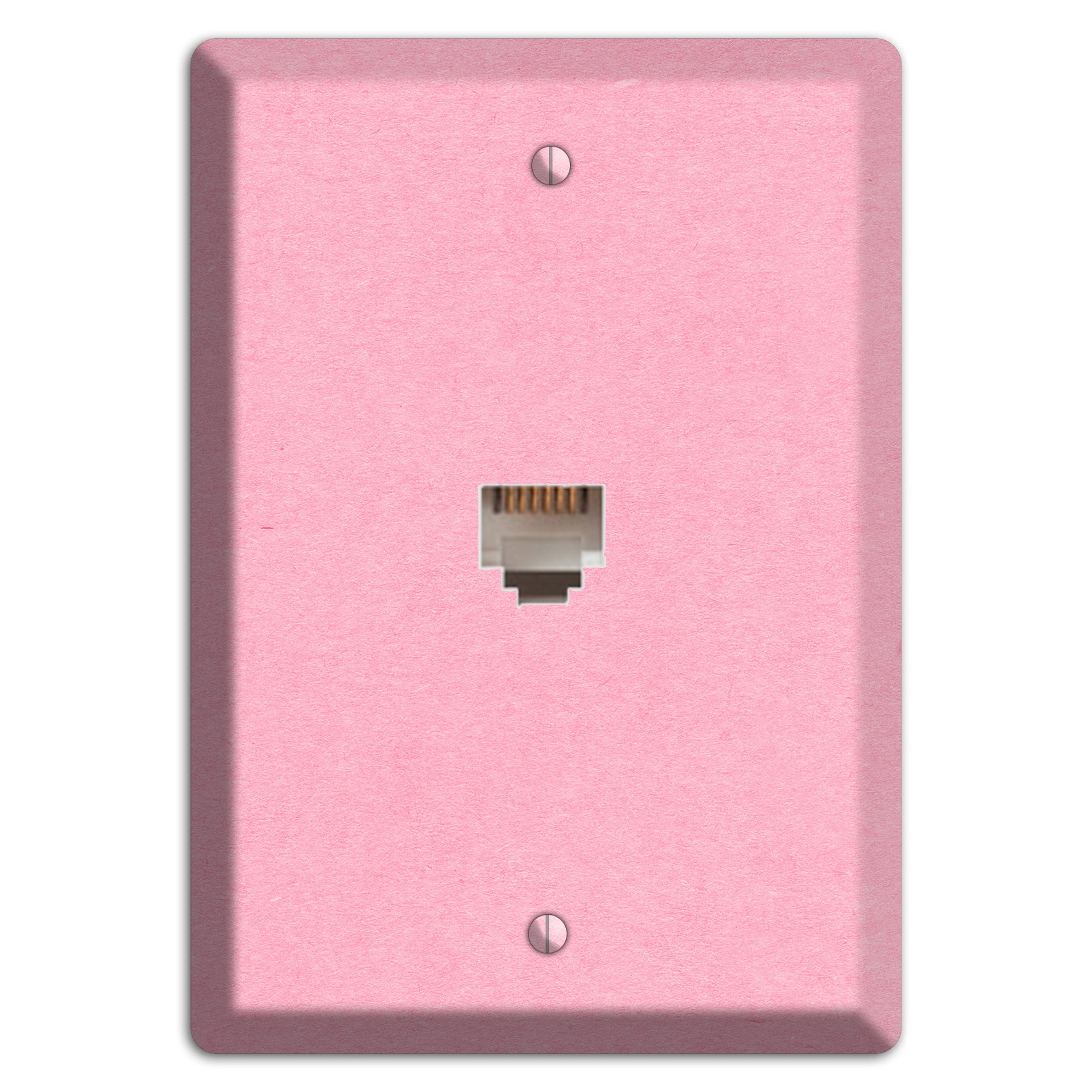 Lavender Pink Kraft Phone Wallplate