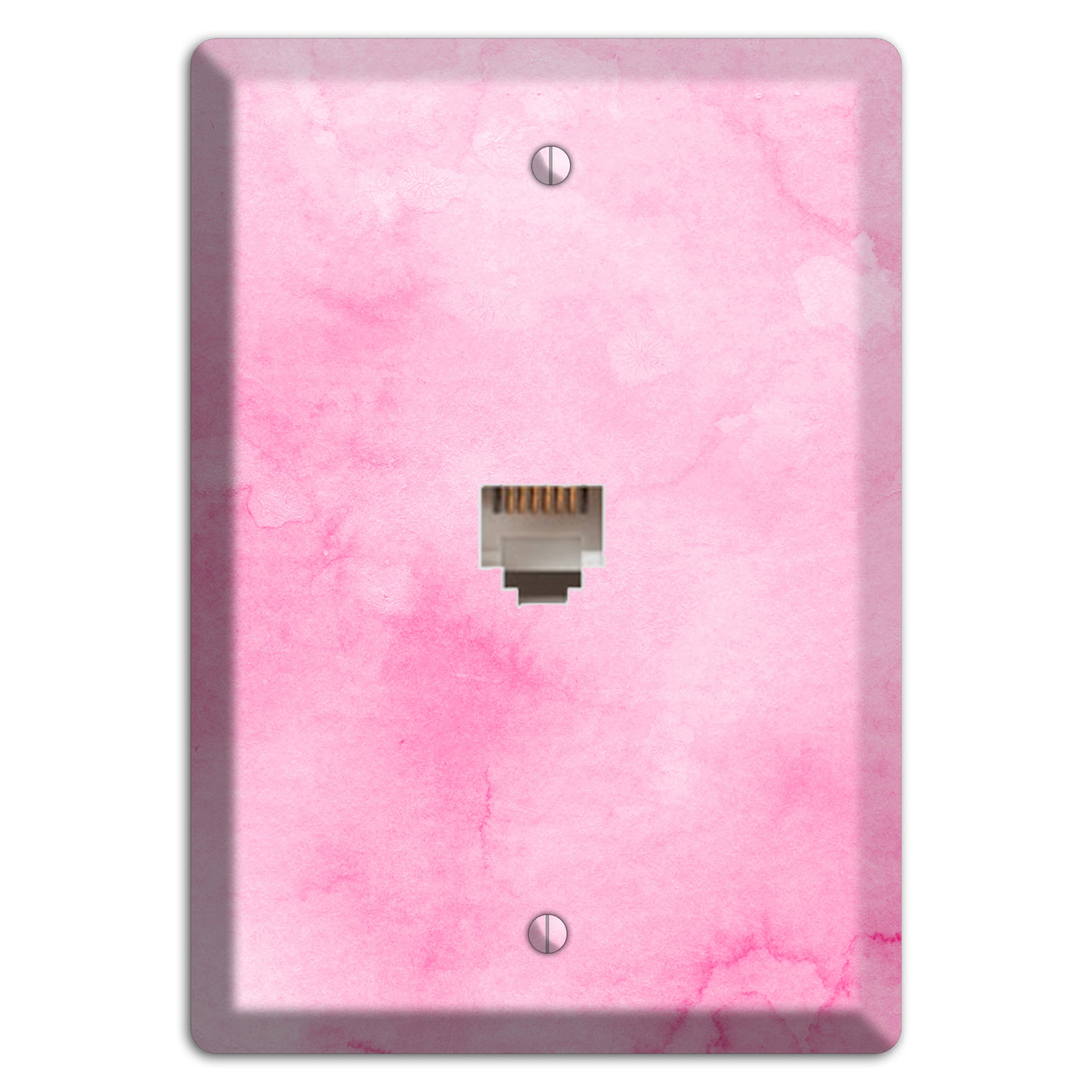 Cinderella Pink Texture Phone Wallplate