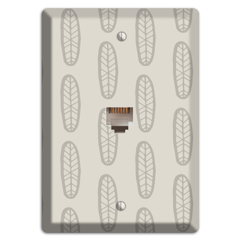 Simple Scandanavian Style K Phone Wallplate