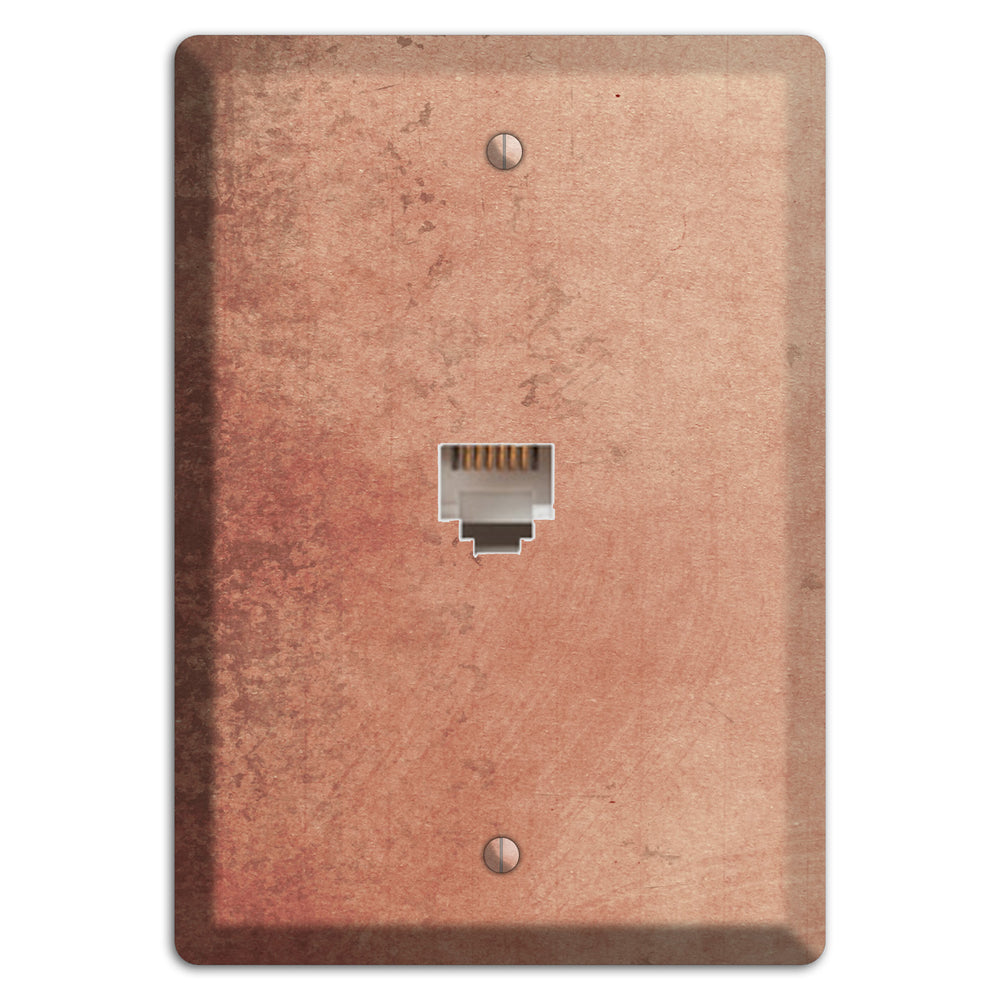 Tan Vintage Grunge Phone Wallplate