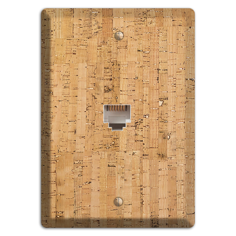 Natural Cork Phone Wallplate