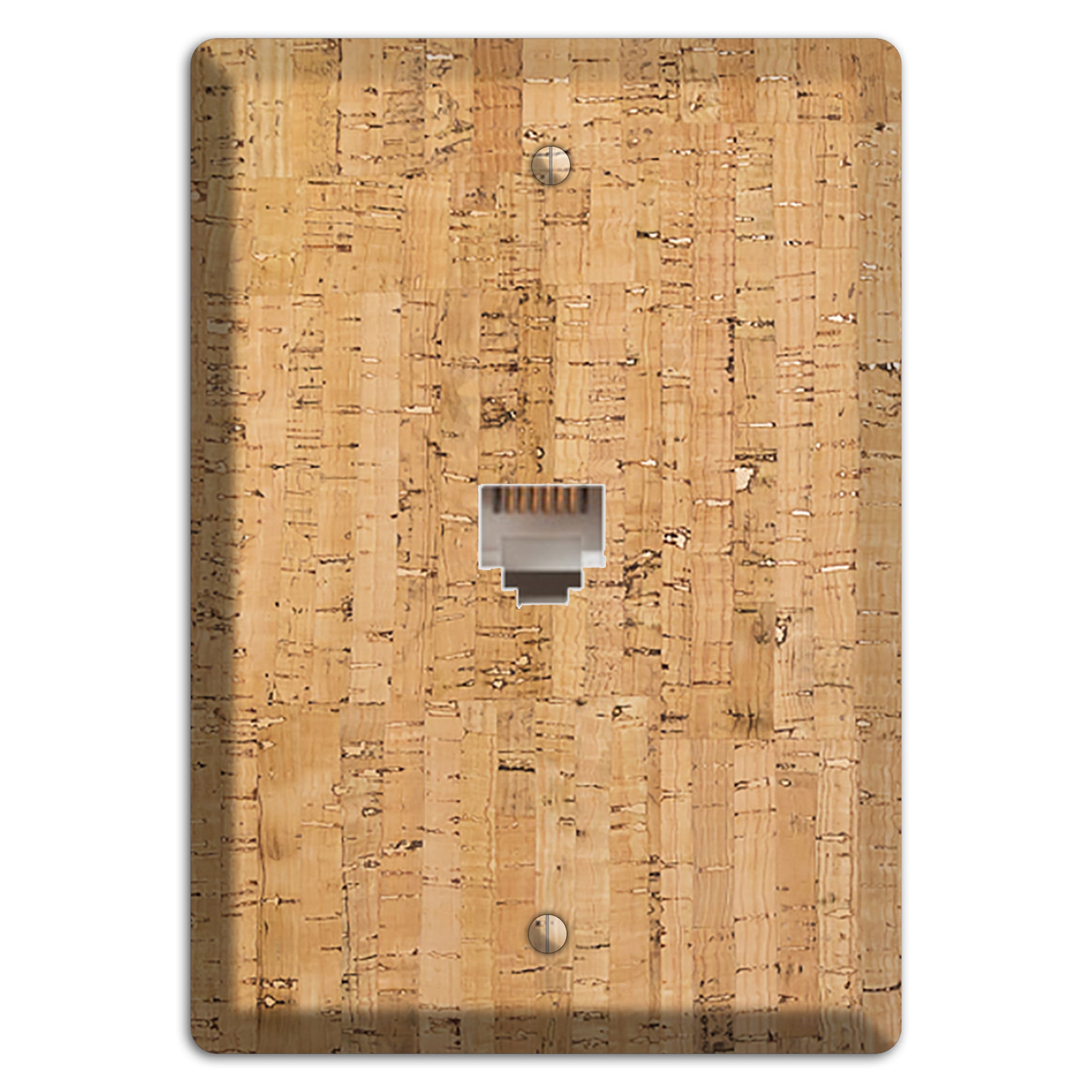 Natural Cork Phone Wallplate