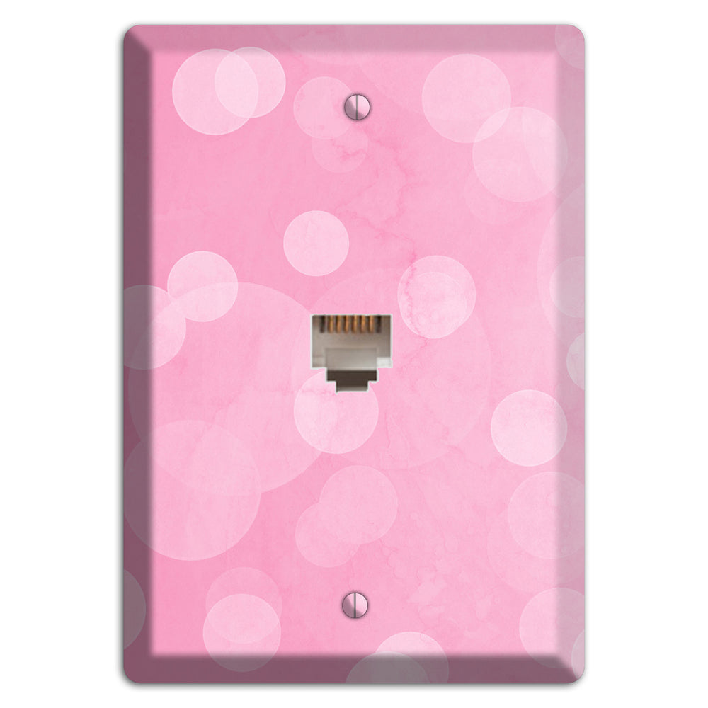 purple Pizzaz Pink Texture Phone Wallplate