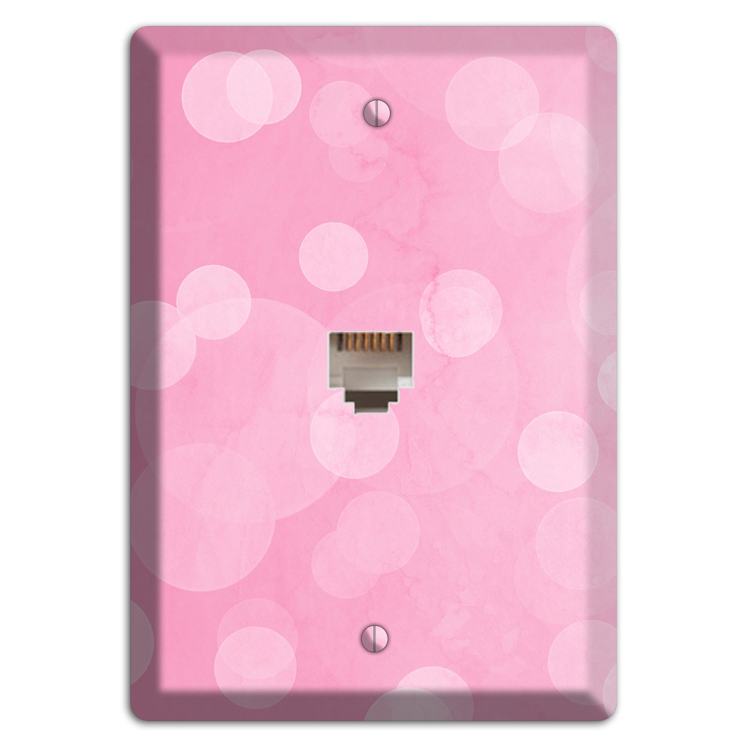 purple Pizzaz Pink Texture Phone Wallplate