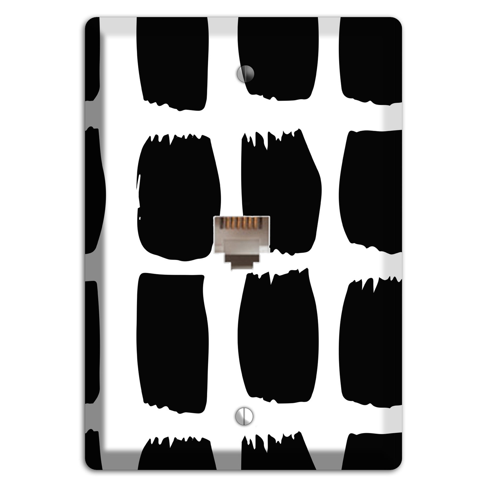 Ink Brushstrokes 7 Phone Wallplate