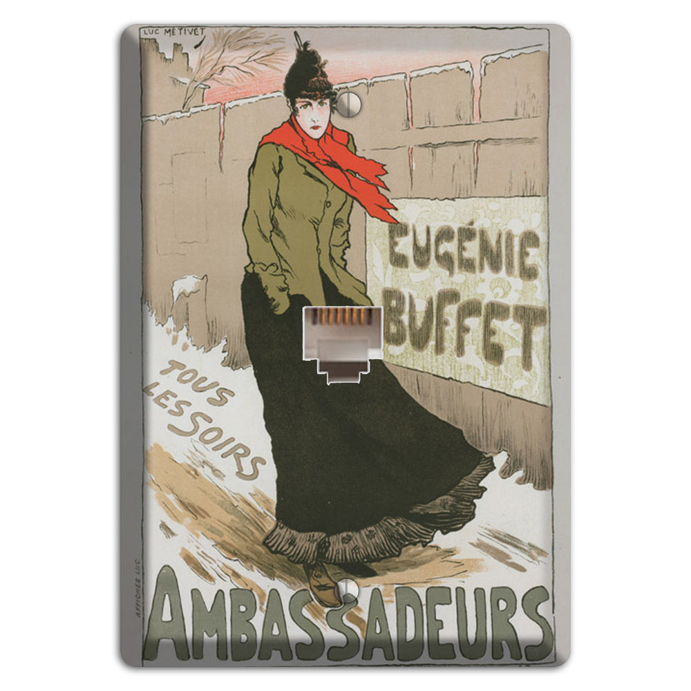 Ambassadeurs Vintage Poster Phone Wallplate