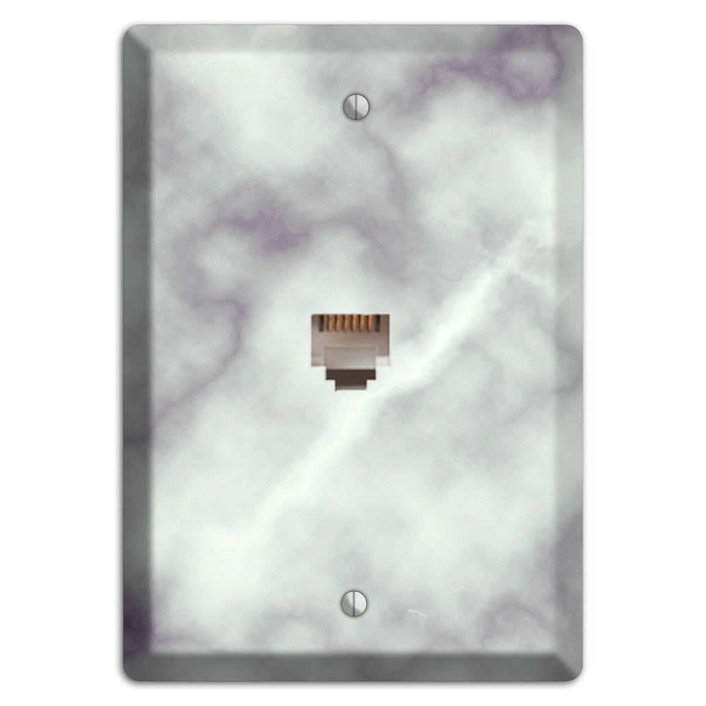 Gray Nurse Marble Phone Wallplate