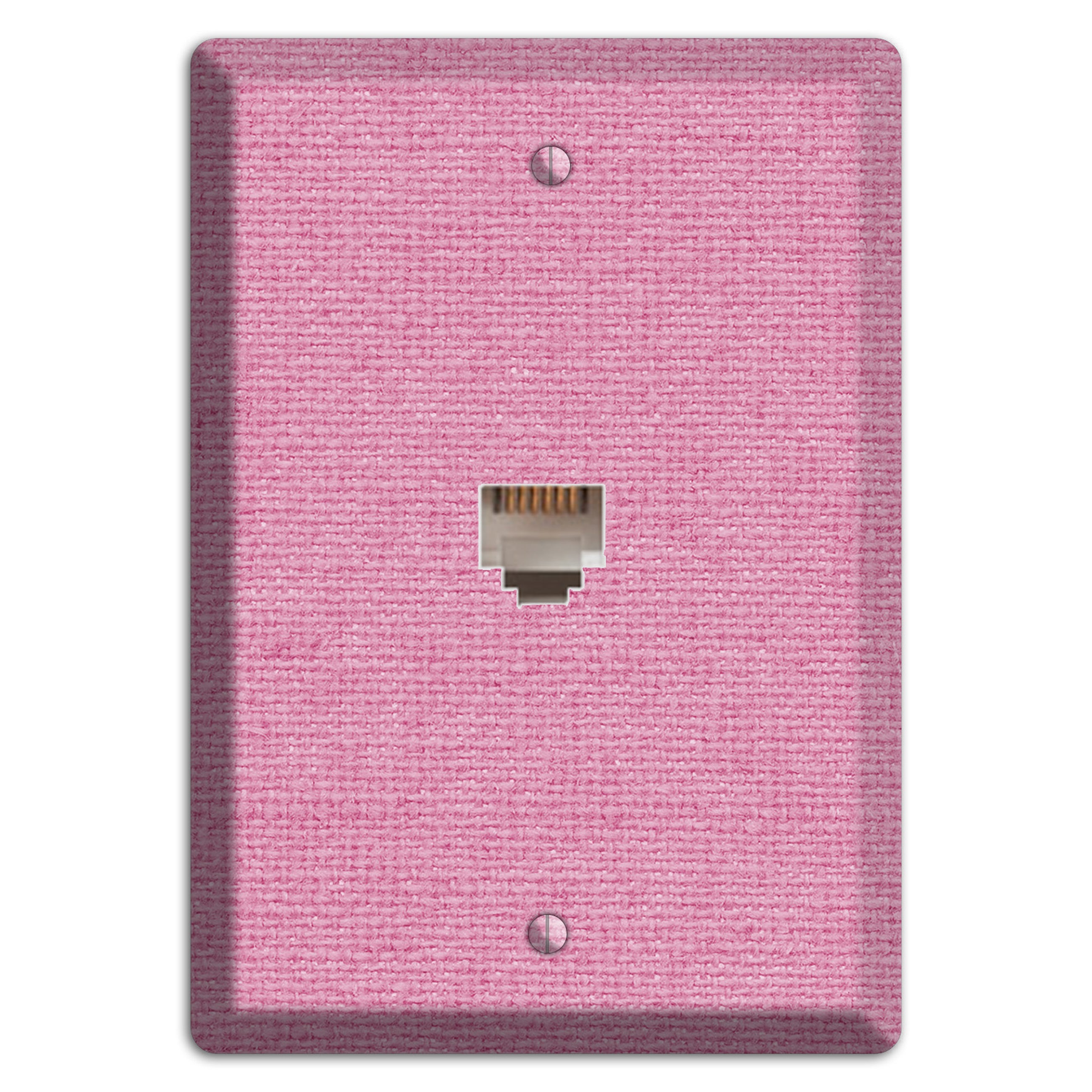 Gamboge Pink Texture Phone Wallplate