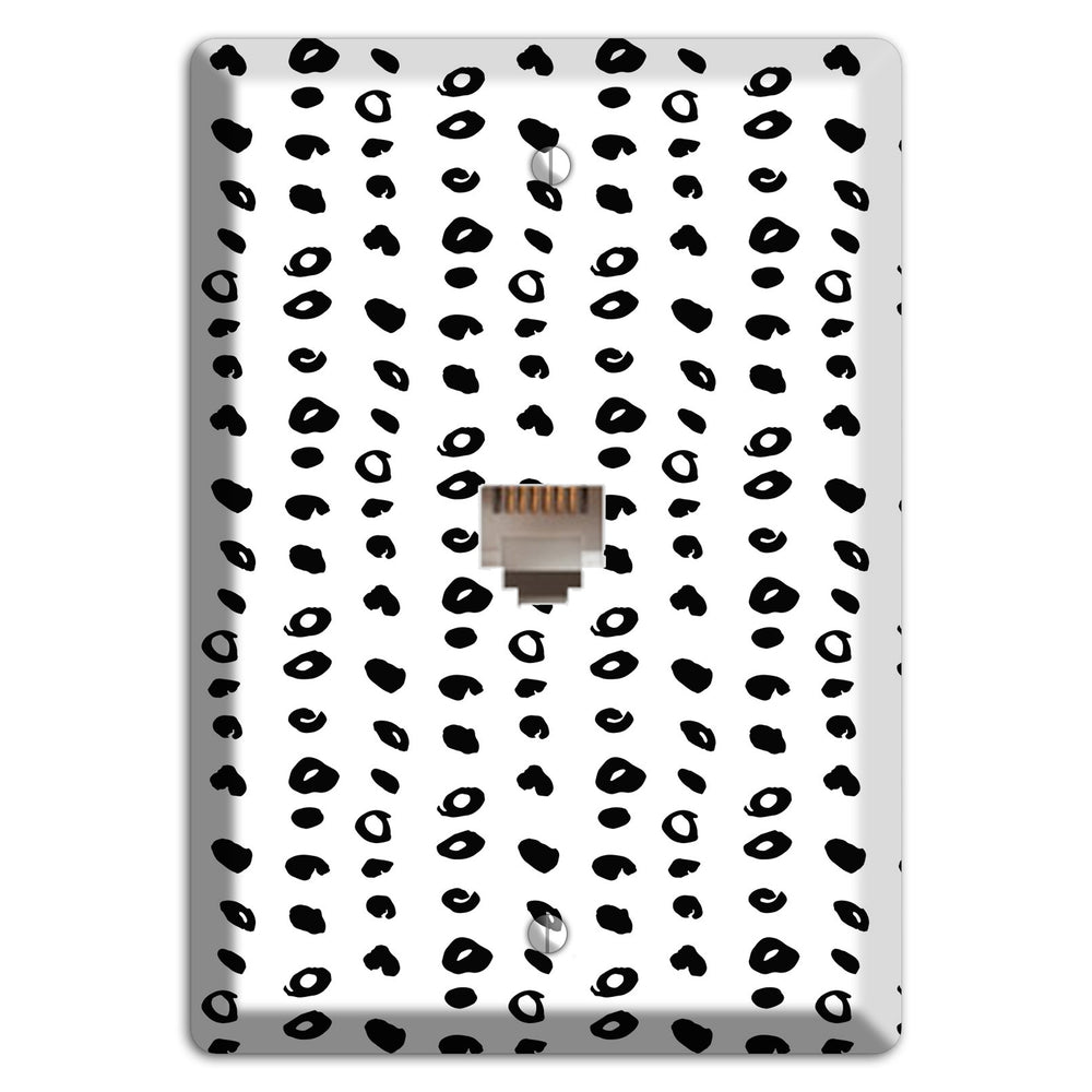 Ink Drops 10 Phone Wallplate