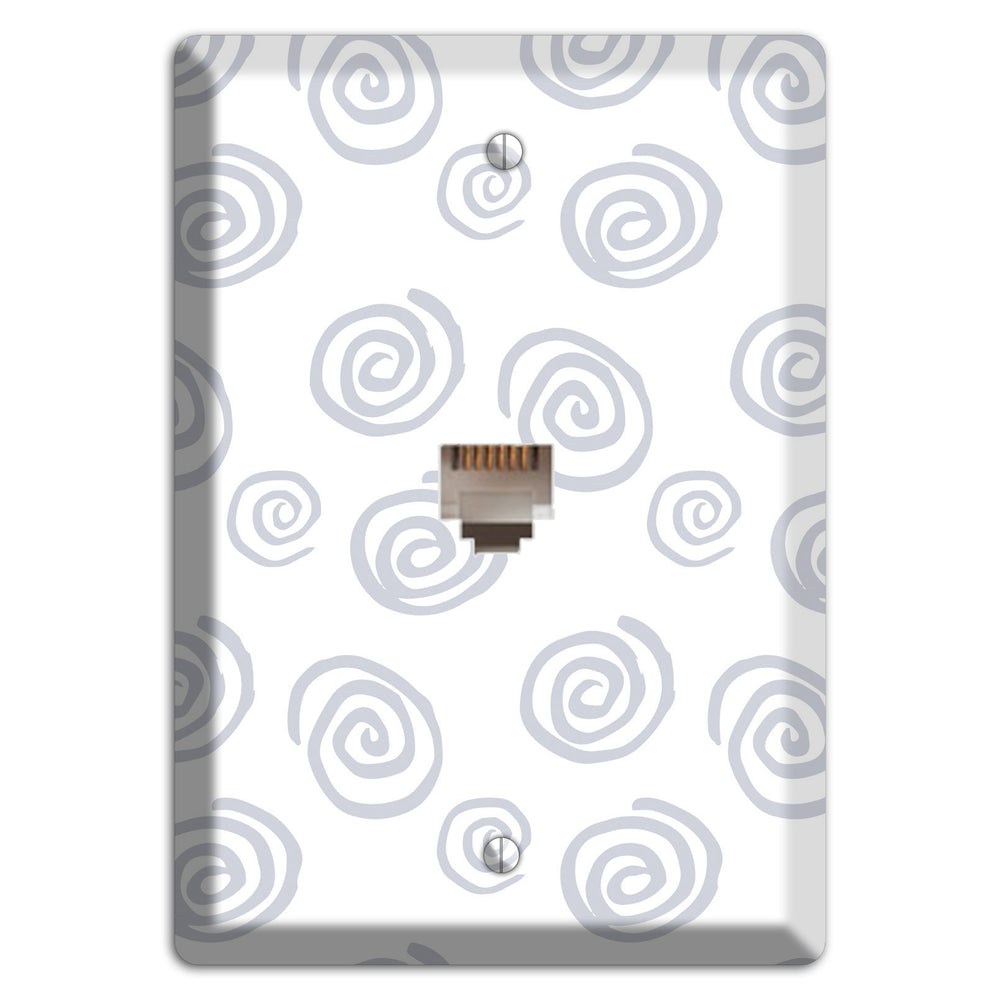 Abstract 11 Phone Wallplate