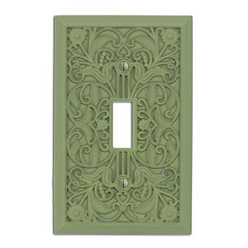 Granny Smith Filigree Shabby Chic Cover Plates:Wallplatesonline.com
