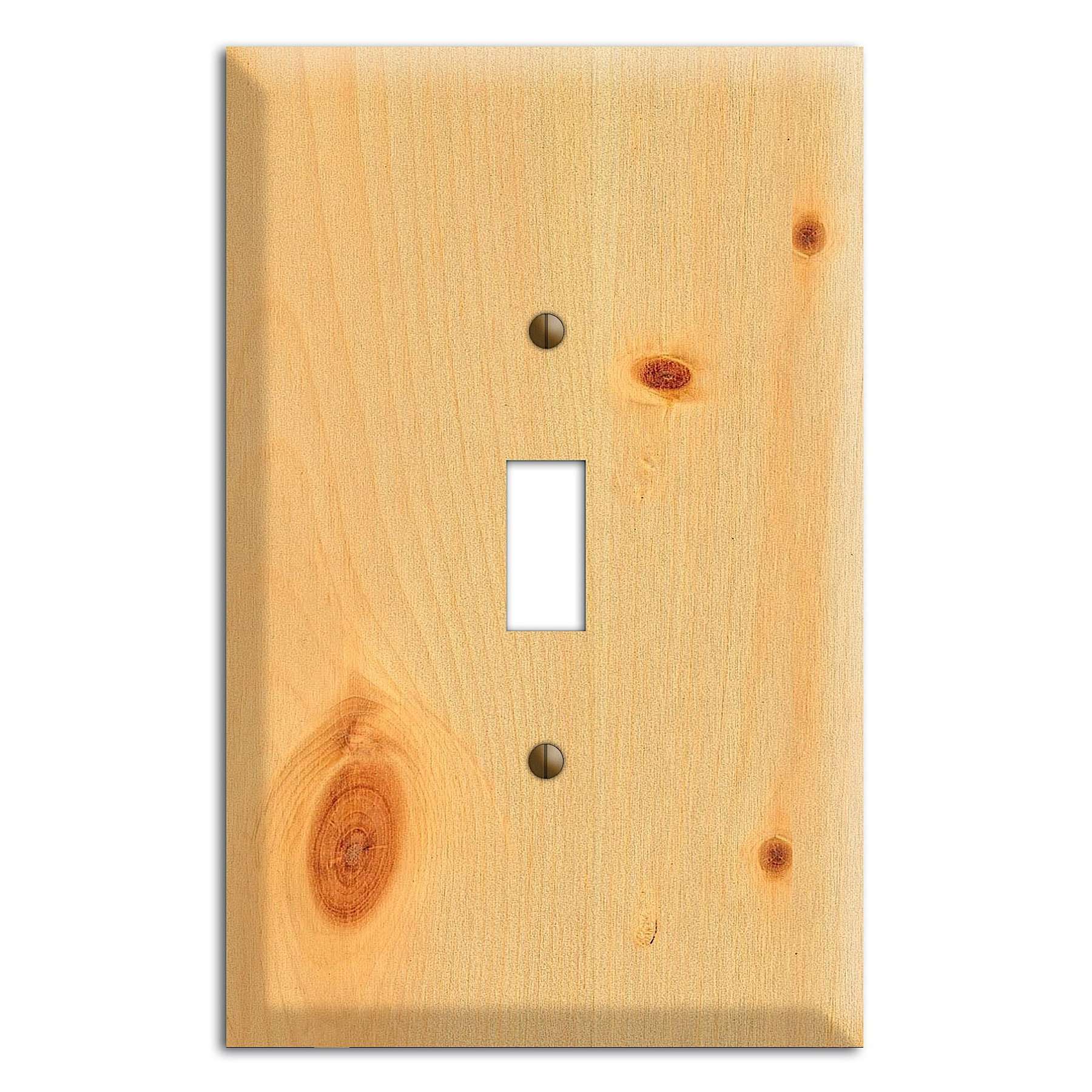 Pine Wood Cover Plates:Wallplates.com
