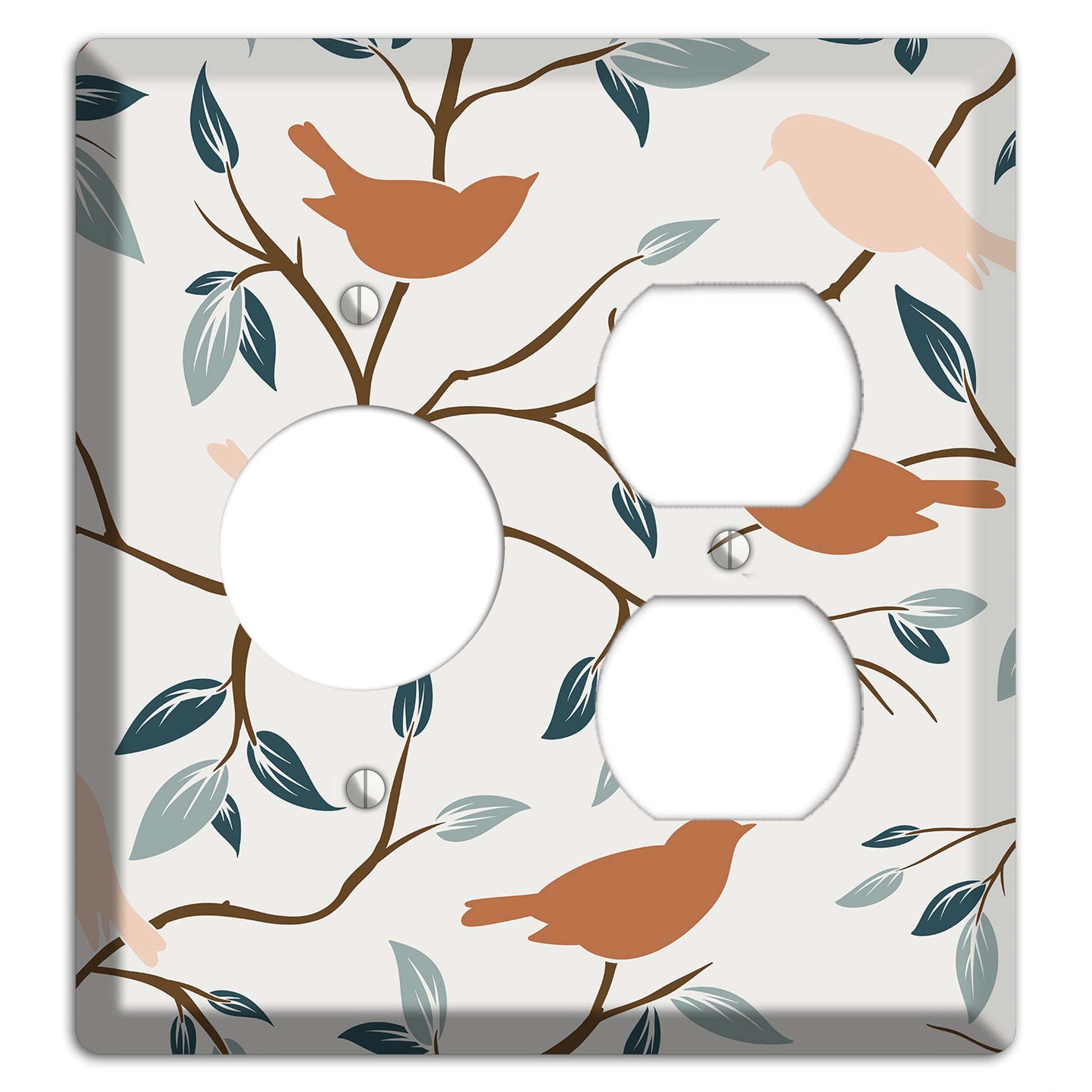 Bird Branch 1 Receptacle / Duplex Wallplate