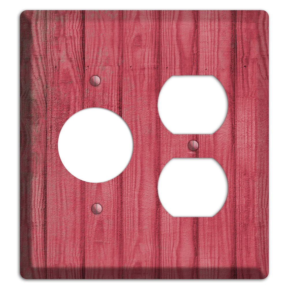 Fuzzy Wuzzy Weathered Wood Receptacle / Duplex Wallplate