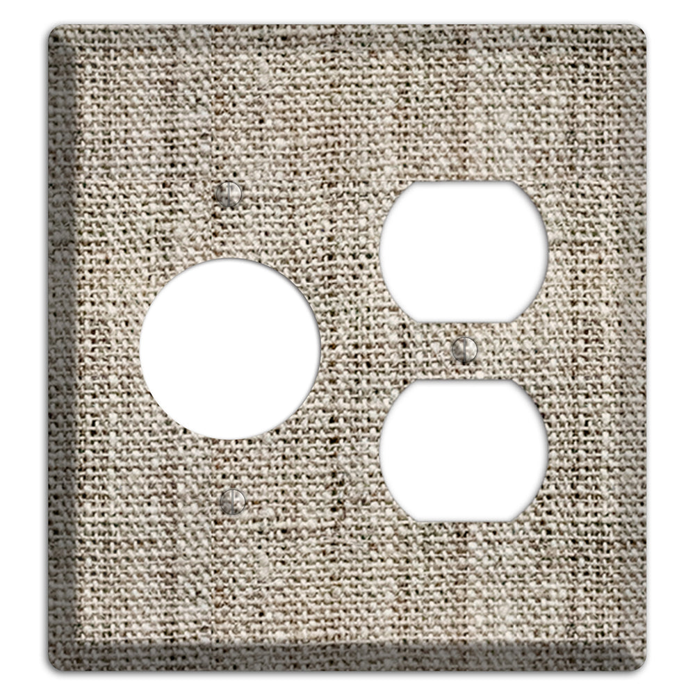 Niagara Burlap Receptacle / Duplex Wallplate