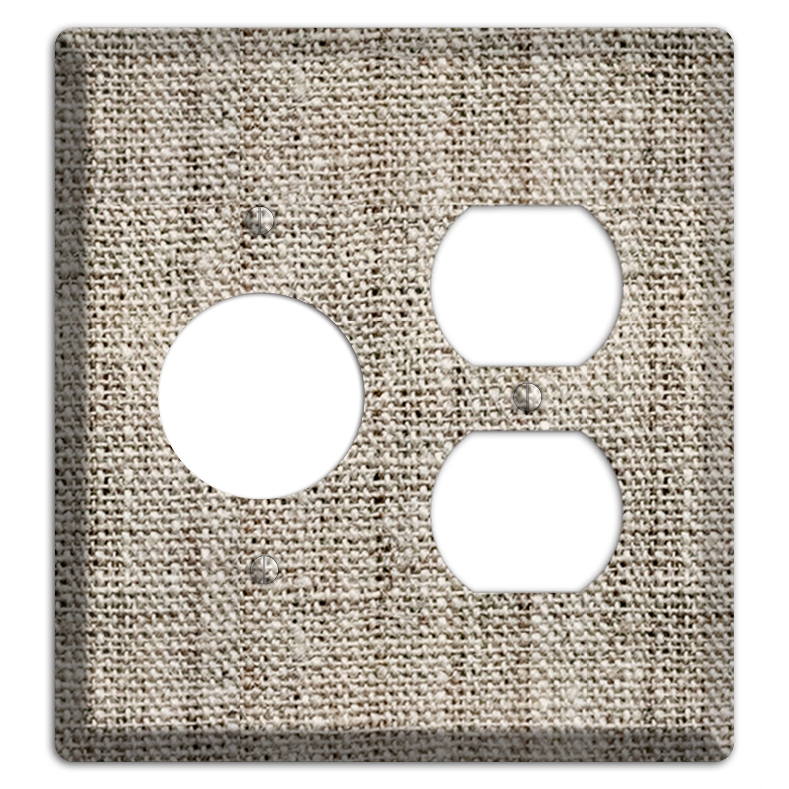 Niagara Burlap Receptacle / Duplex Wallplate