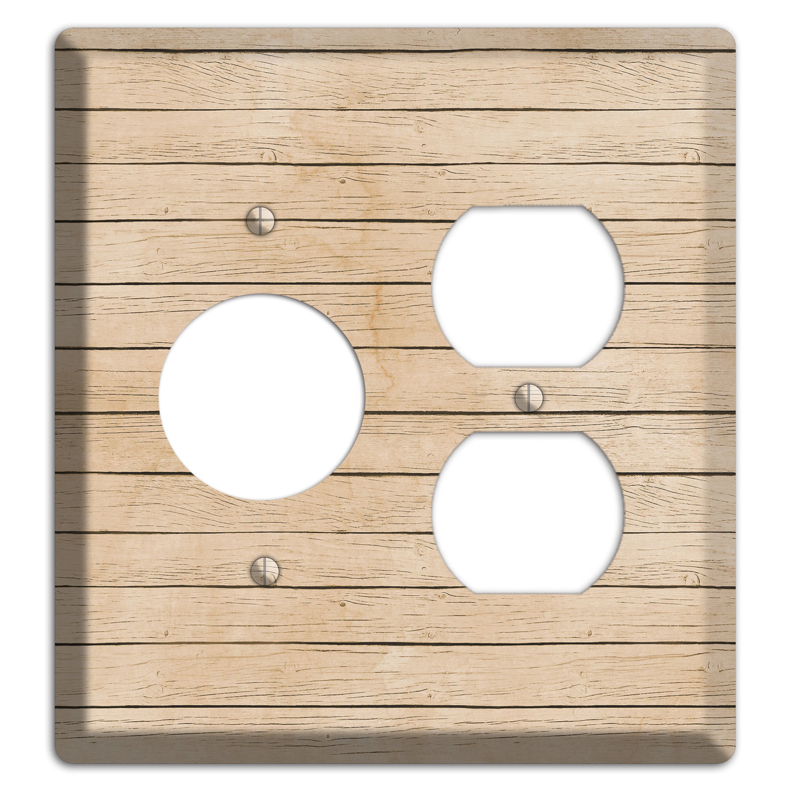 Akaroa Neutral Texture Receptacle / Duplex Wallplate