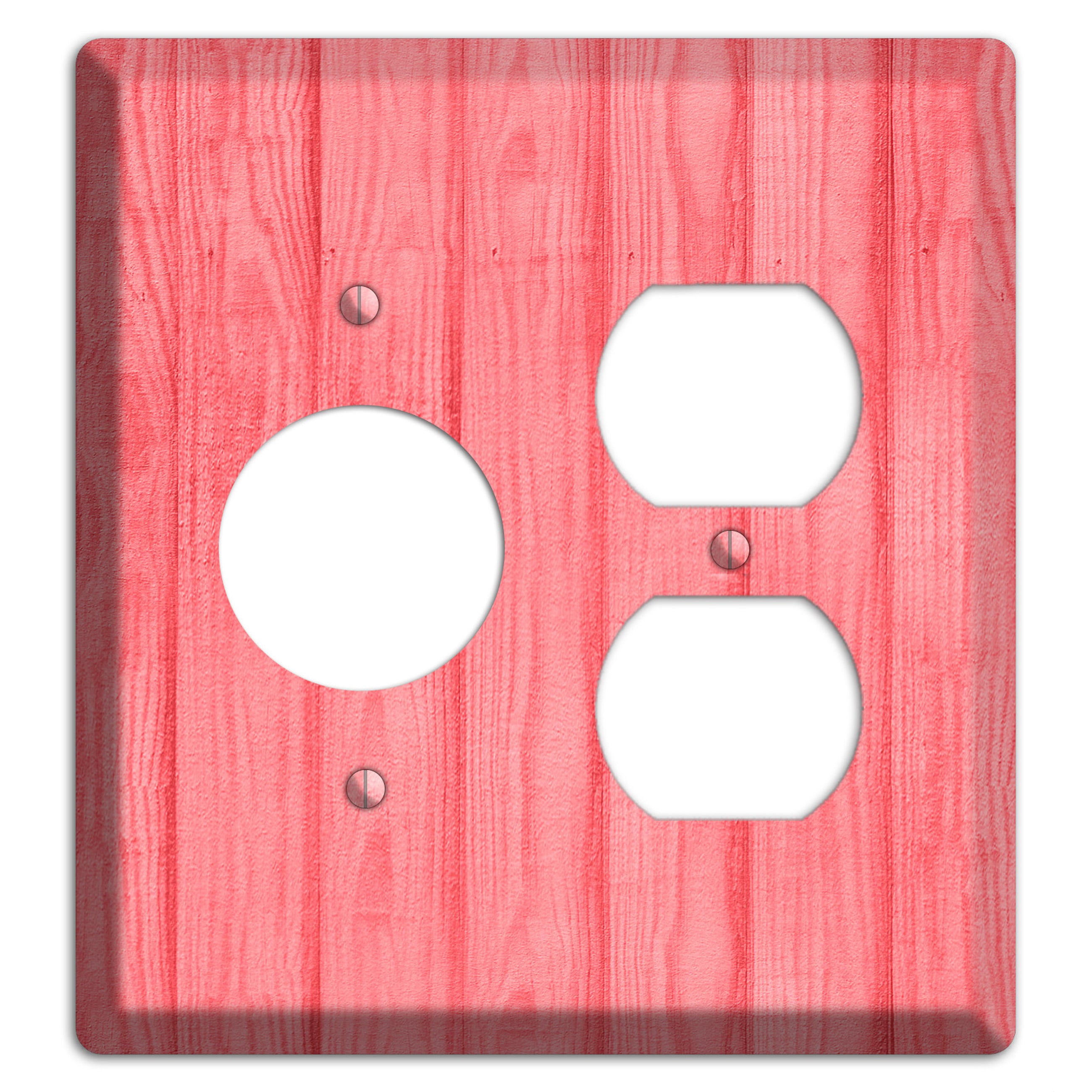 Geraldine Soft Coral Receptacle / Duplex Wallplate