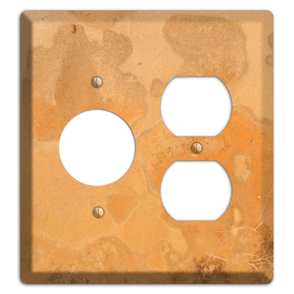 Tan Concrete Receptacle / Duplex Wallplate
