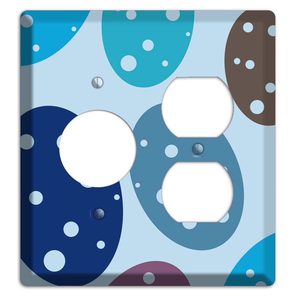 Blue Eggs Receptacle / Duplex Wallplate