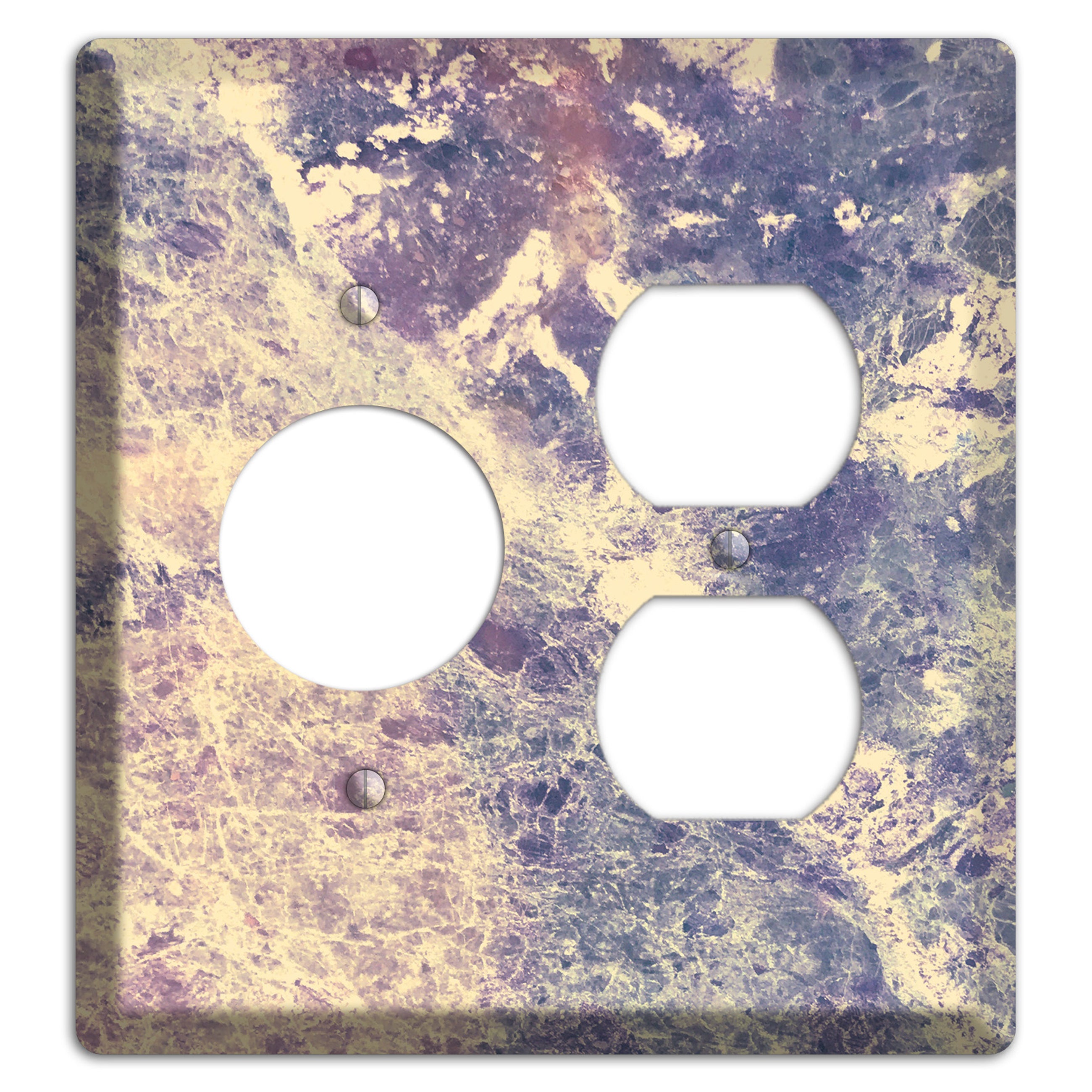 Manatee Marble Receptacle / Duplex Wallplate