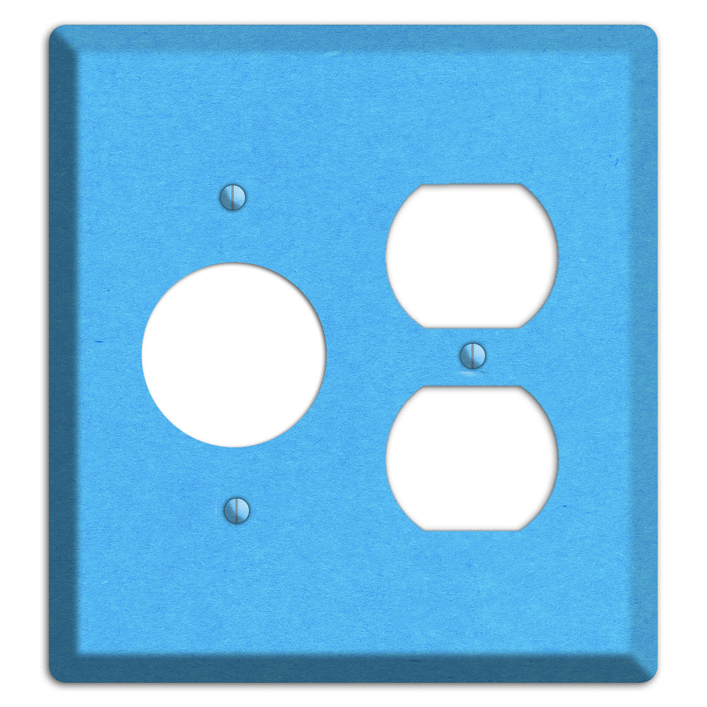 Maya Blue Kraft Receptacle / Duplex Wallplate