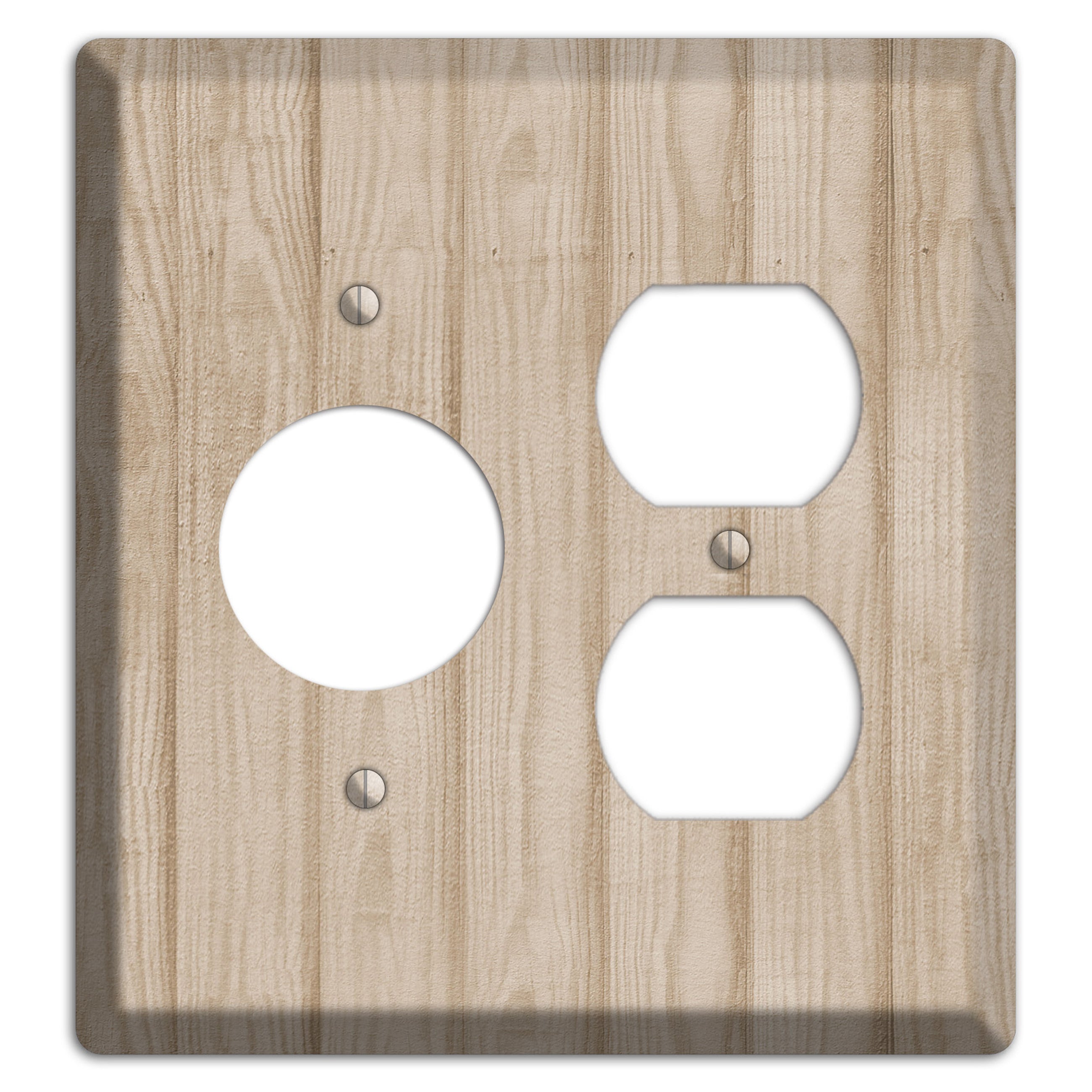 Indian Khaki Neutral Texture Receptacle / Duplex Wallplate