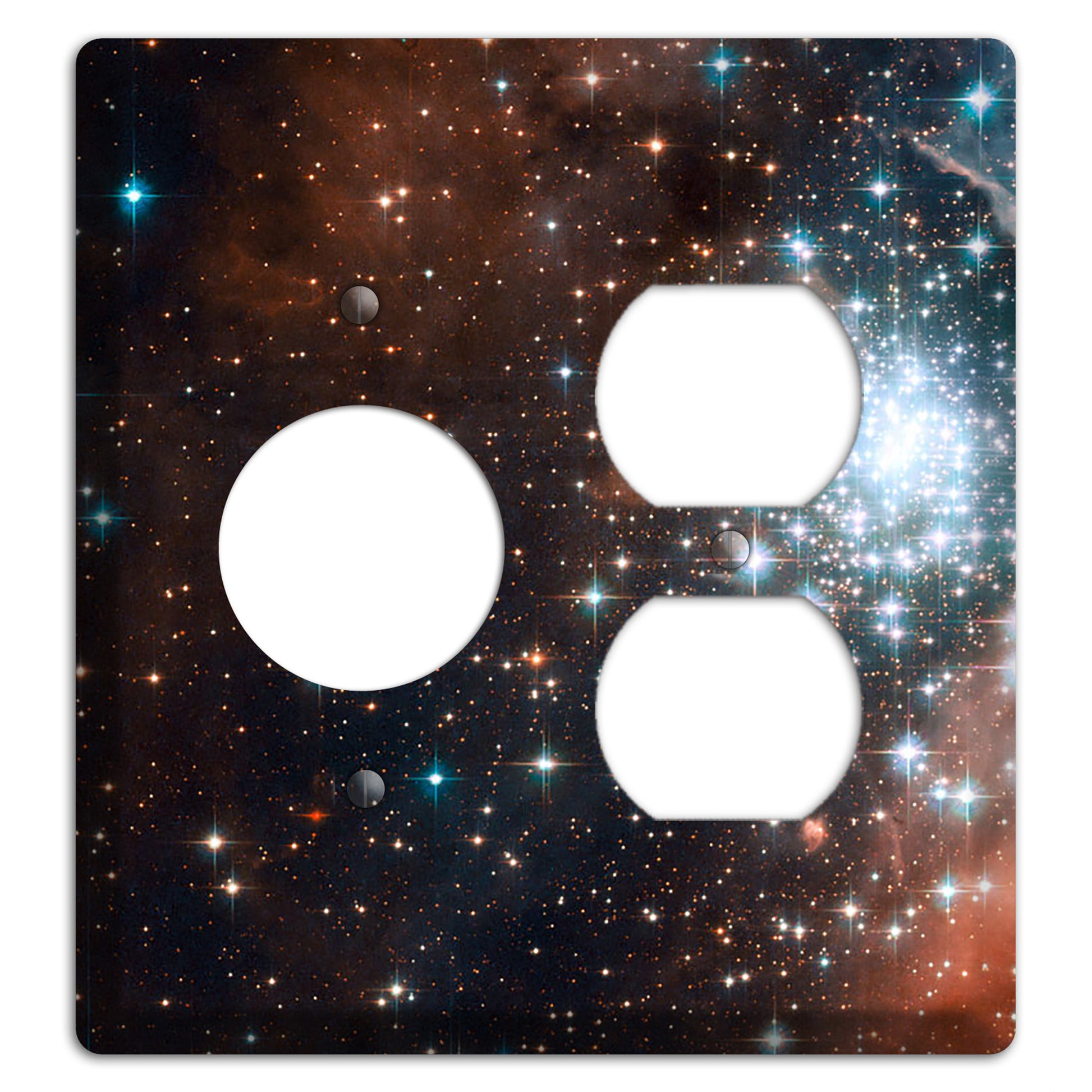 star cluster bursts Receptacle / Duplex Wallplate