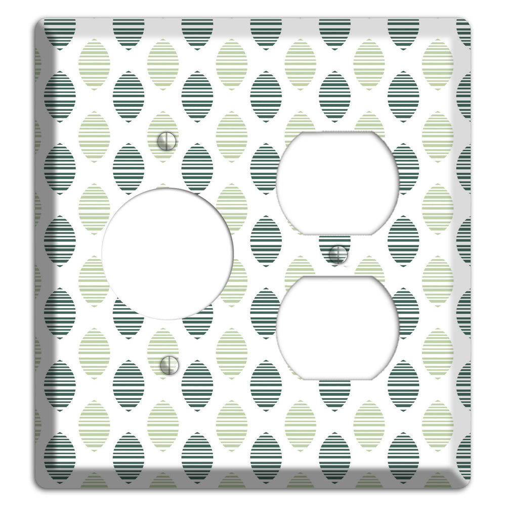 Leaves Style A Receptacle / Duplex Wallplate