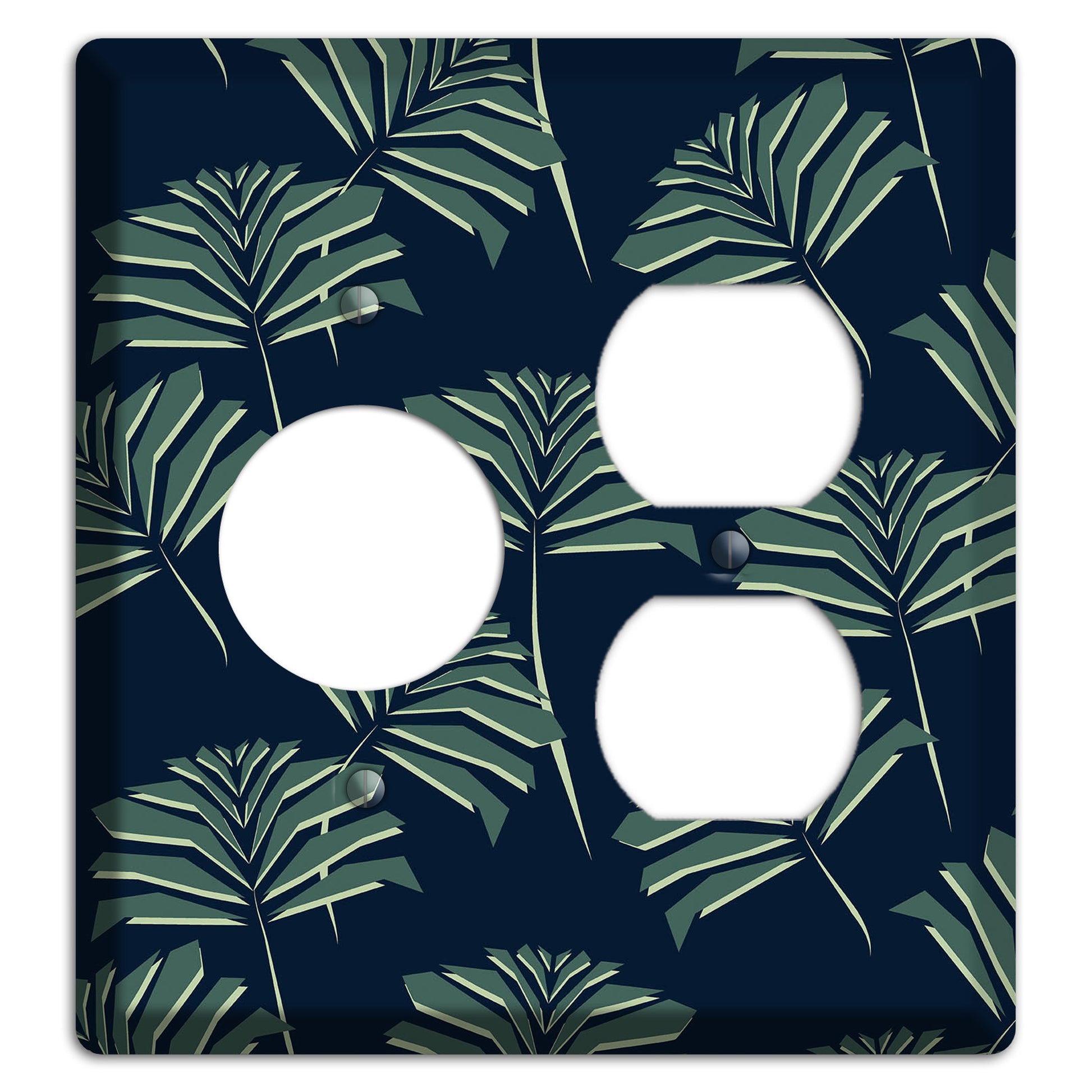 Leaves Style C Receptacle / Duplex Wallplate