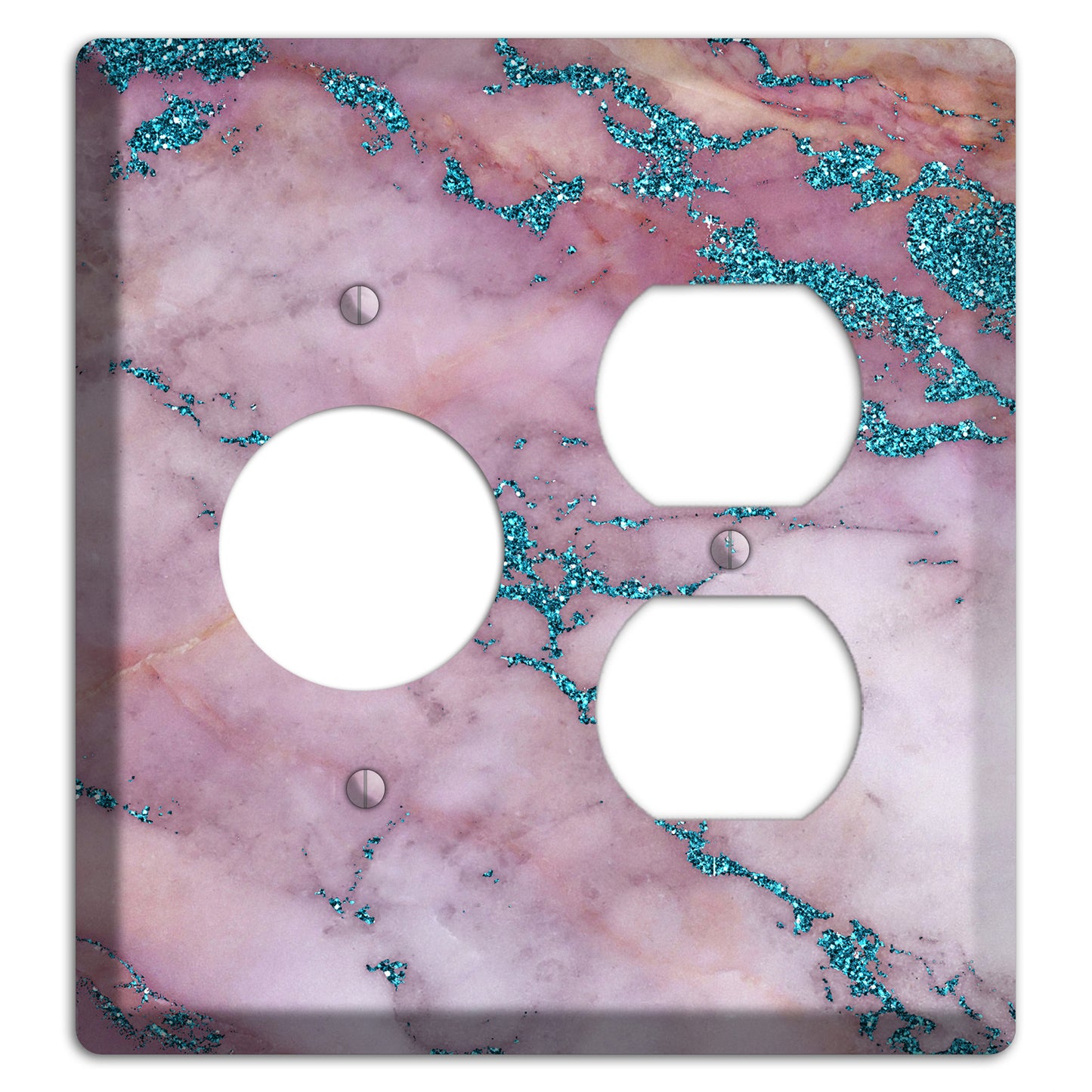 Lily Marble Receptacle / Duplex Wallplate