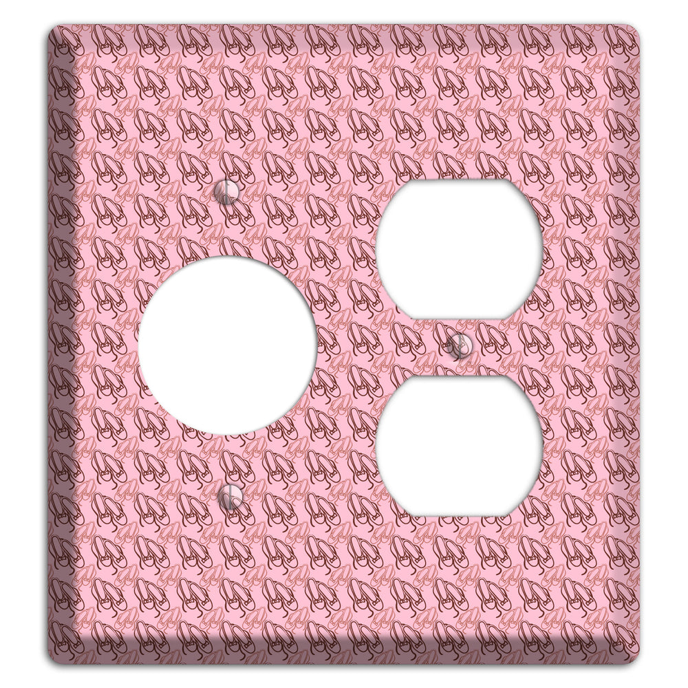 Pink Ballet Slippers Receptacle / Duplex Wallplate