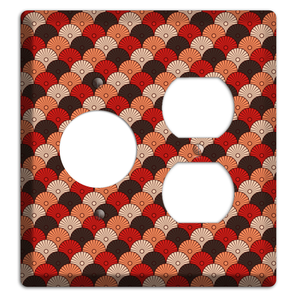 Asian Scallops Receptacle / Duplex Wallplate