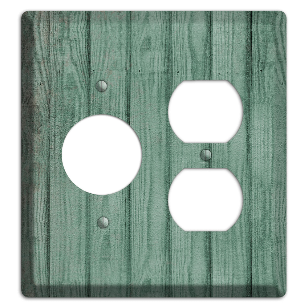 Laurel Weathered Wood Receptacle / Duplex Wallplate