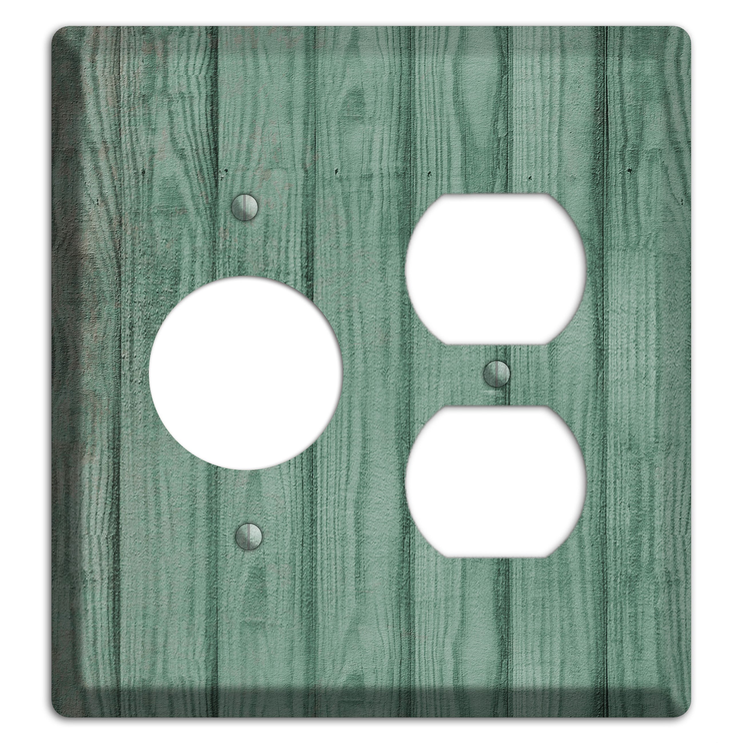 Laurel Weathered Wood Receptacle / Duplex Wallplate