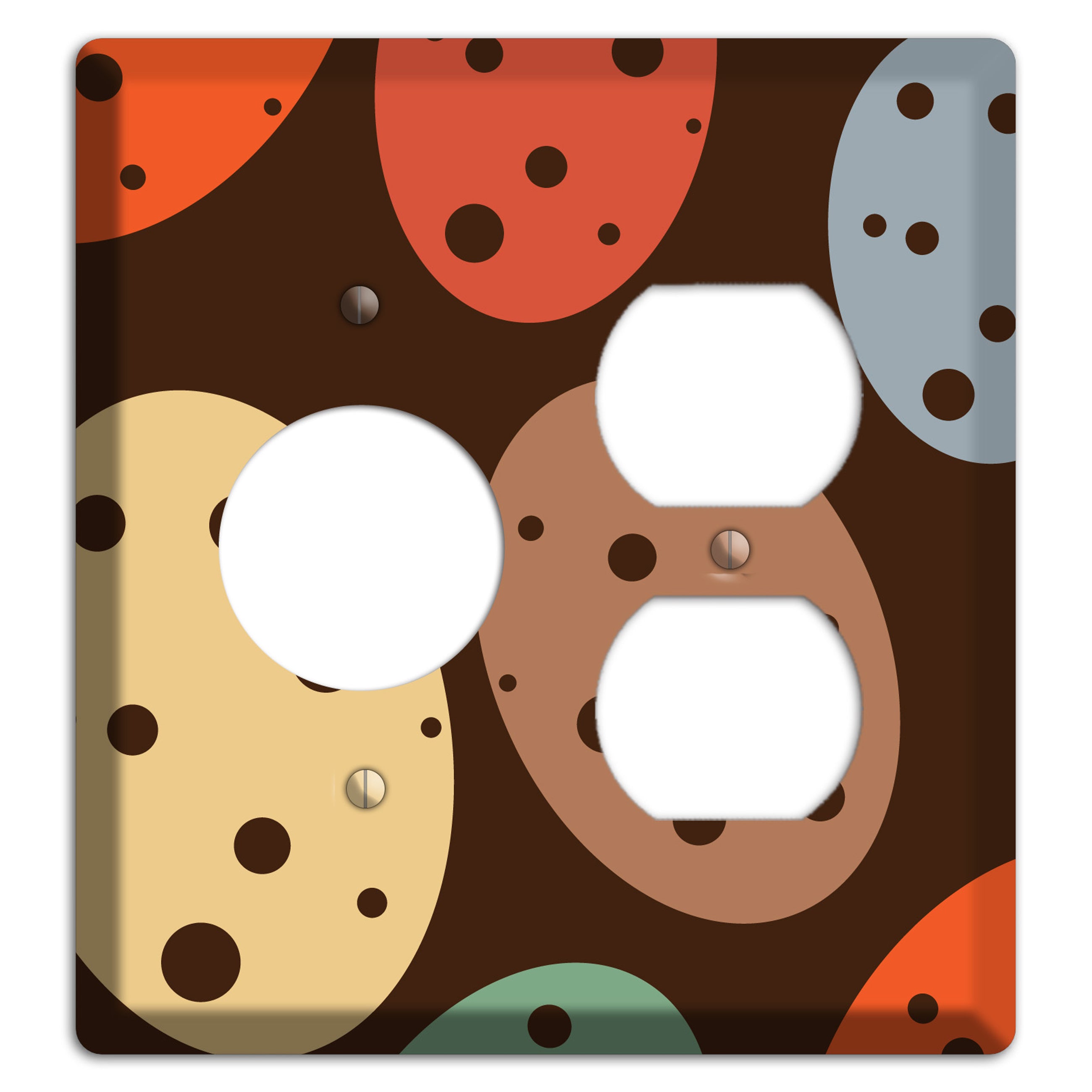 Brown Eggs Receptacle / Duplex Wallplate