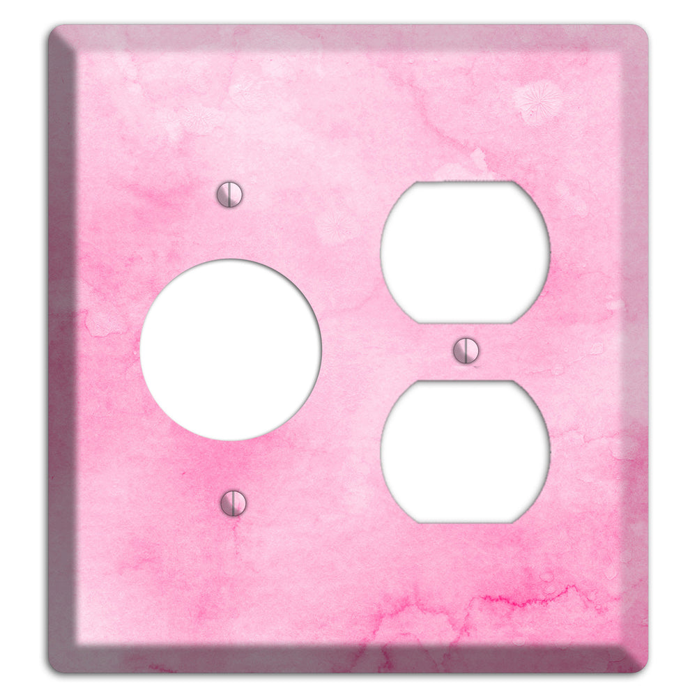 Cinderella Pink Texture Receptacle / Duplex Wallplate