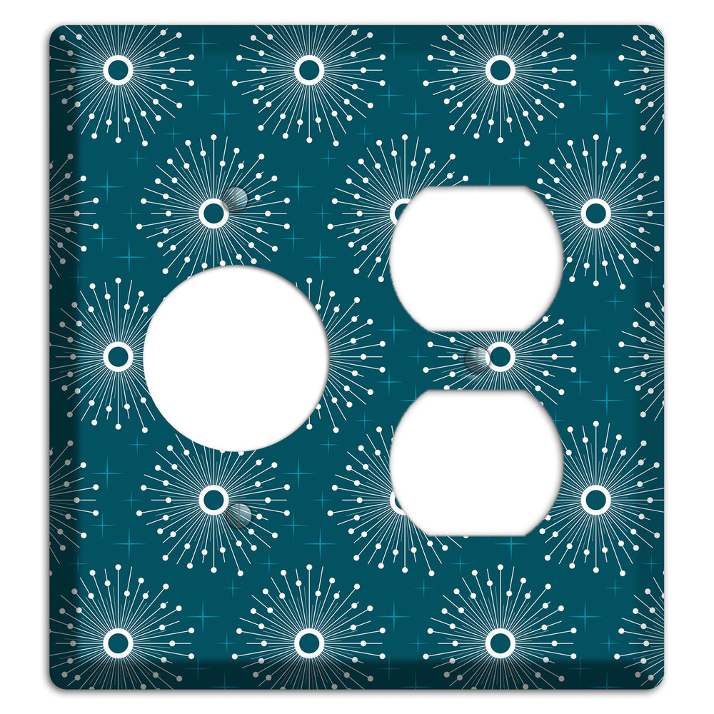 Star Burst Receptacle / Duplex Wallplate