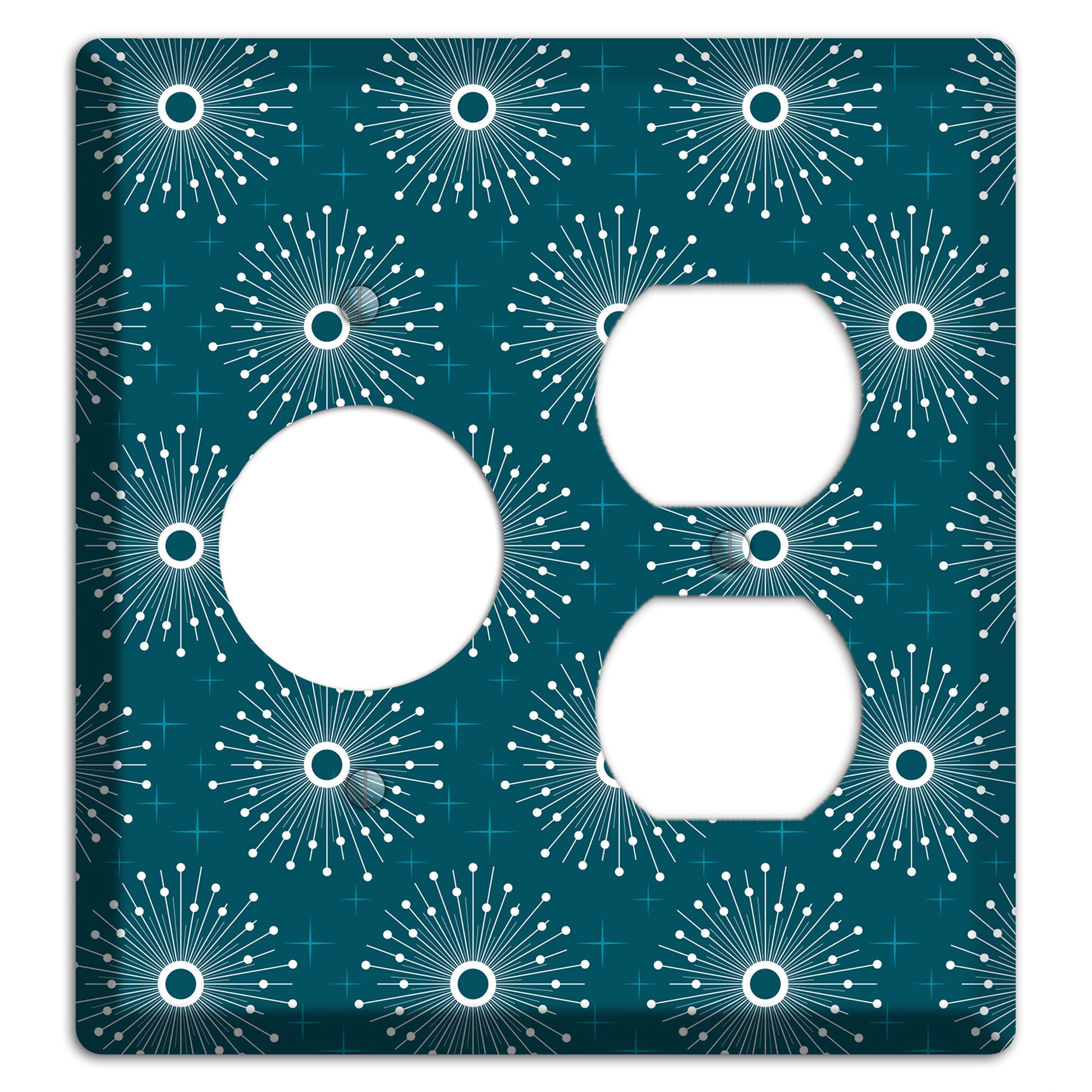 Star Burst Receptacle / Duplex Wallplate