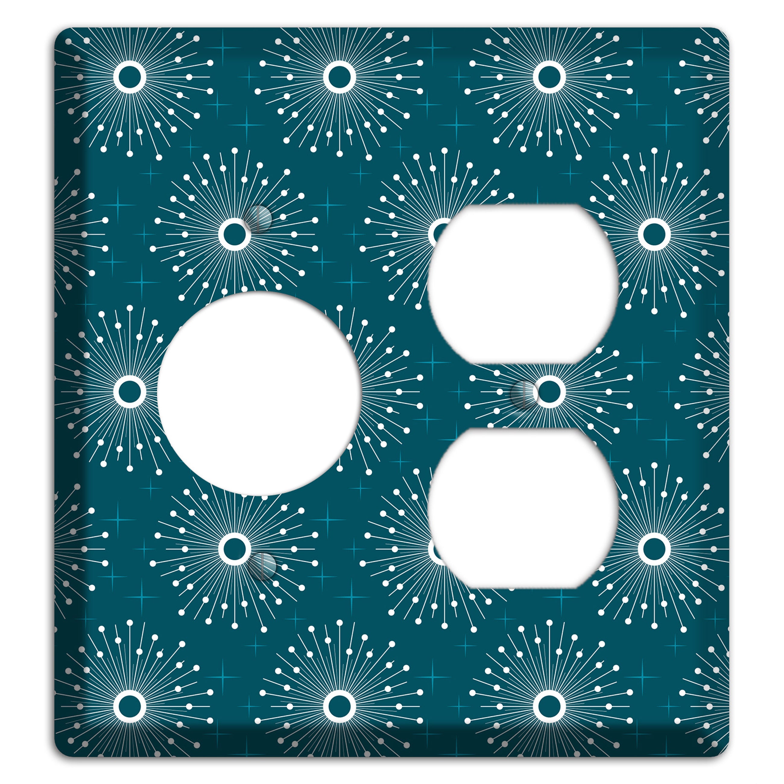 Star Burst Receptacle / Duplex Wallplate