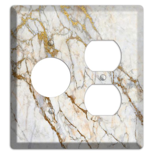 Marigold Marble Receptacle / Duplex Wallplate