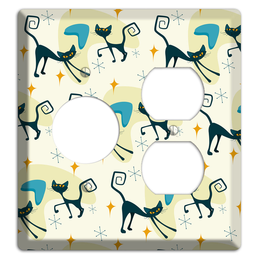 Black Cats Receptacle / Duplex Wallplate