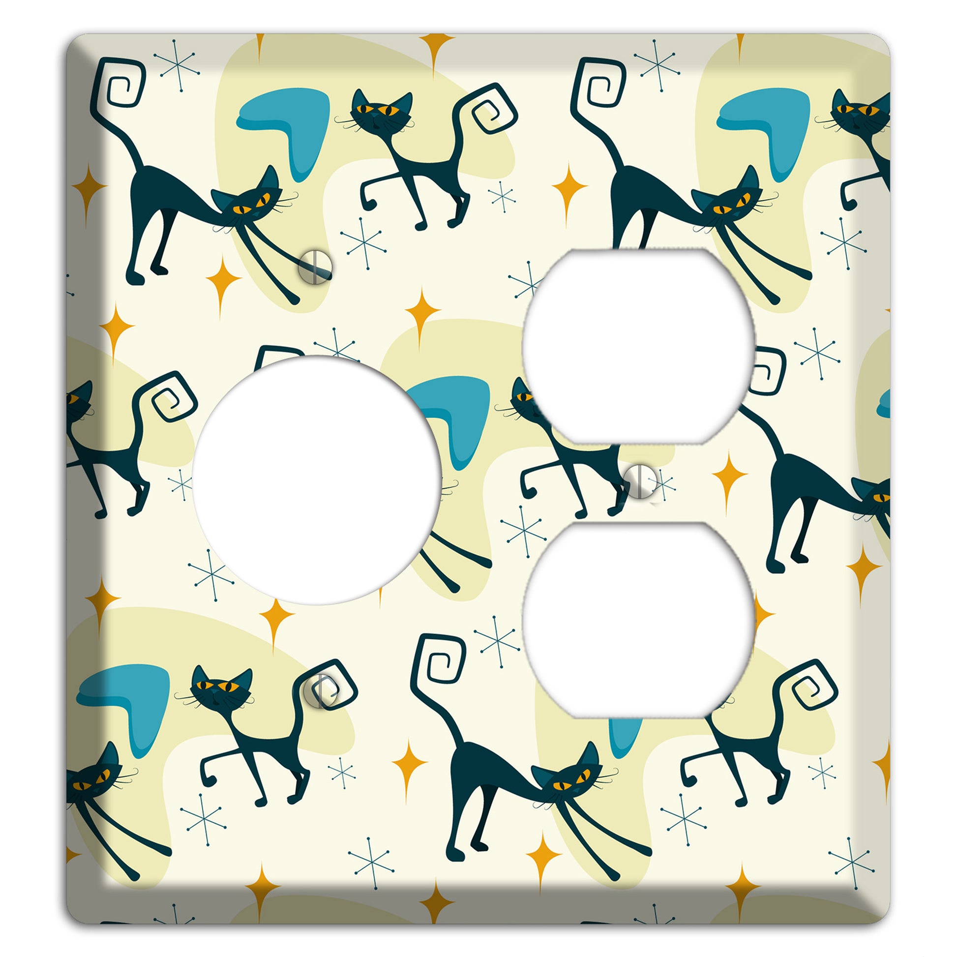 Black Cats Receptacle / Duplex Wallplate