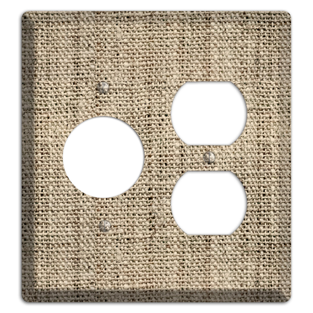 Hillary Burlap Receptacle / Duplex Wallplate