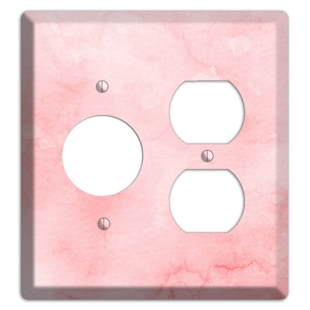 Mandys Pink Soft Coral Receptacle / Duplex Wallplate
