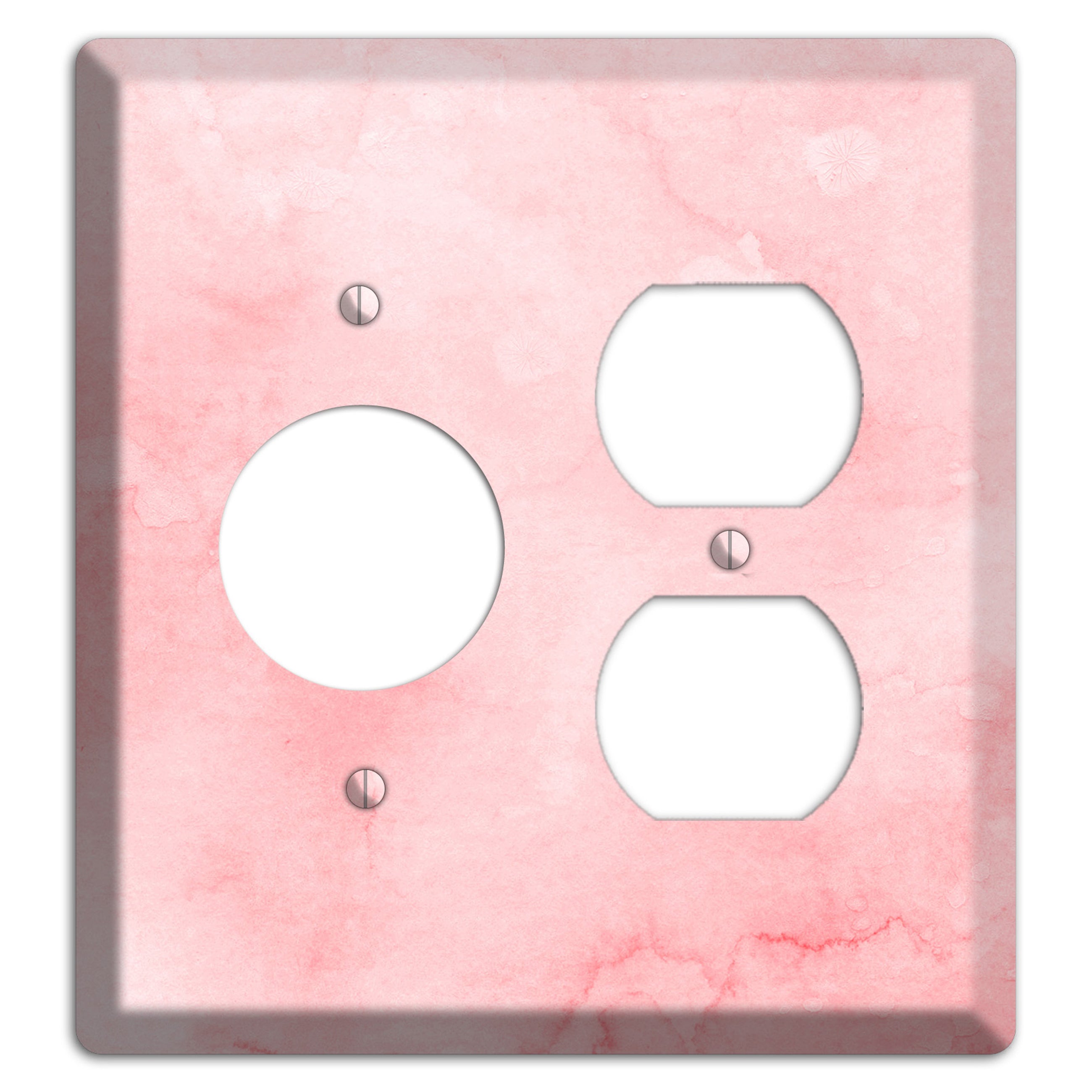Mandys Pink Soft Coral Receptacle / Duplex Wallplate