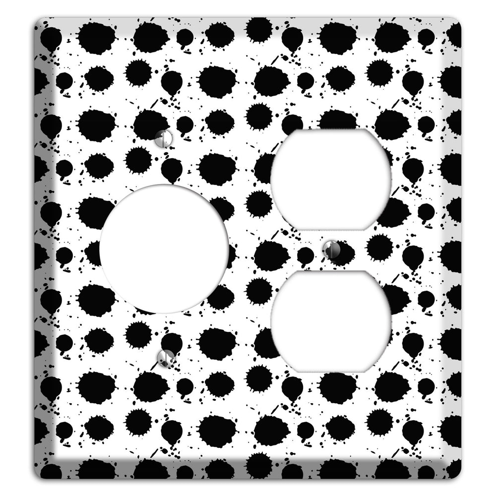 Ink Drops 7 Receptacle / Duplex Wallplate